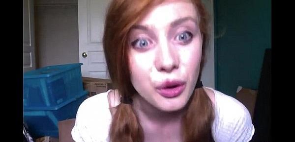  Redhair teen hungry for sex